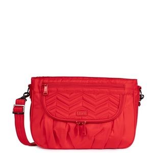 Lug Poppy Red crossbody handbag purse